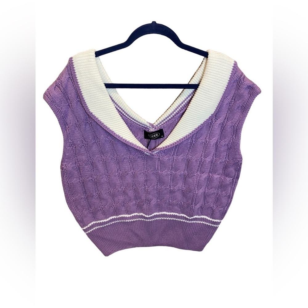 Purple Sweater Vest
